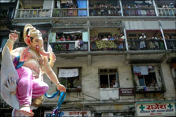 Ganesh Chaturthi in Mumbai, India