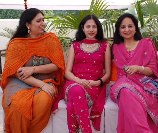 Women in Delhi, India wearing Indian clothes