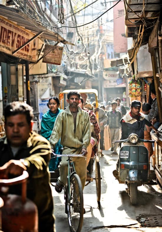 Photograph of street in India courtesy Bruce Granofsky