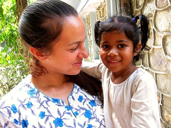 Photograph of Adopt a Soul program at Aurovalley Ashram - school for disadvantaged kids in India