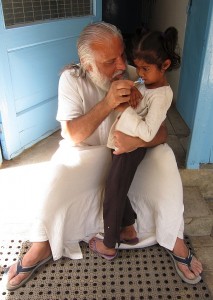 Photograph of Adopt a Soul program at Aurovalley Ashram - school for disadvantaged kids in India