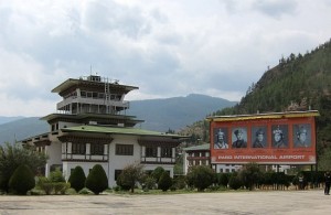 Photograph of Paro International Airport, Bhutan