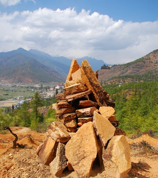 Photograph of Paro Valley, Bhutan