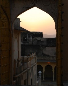 Photograph of door at Roopanghar Fort, Rajasthan, India