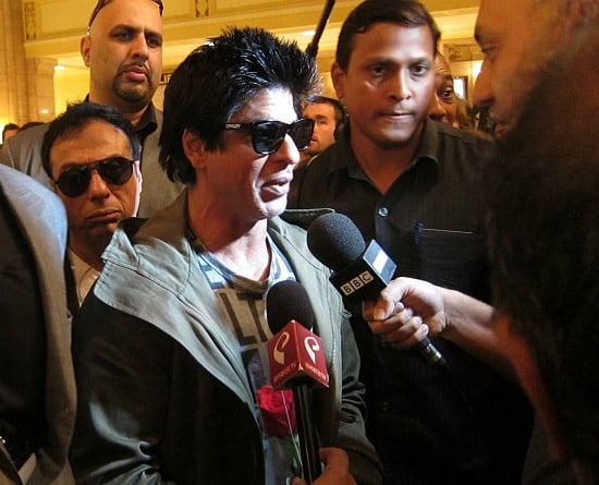 Shahrukh Khan arrives in Toronto for the 2011 IIFA Awards