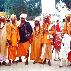 Author of The Rope in the Water sylvia Fraser traveling in India