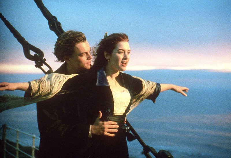 Titanic movie with Leonardo diCaprio and Kate Winslet