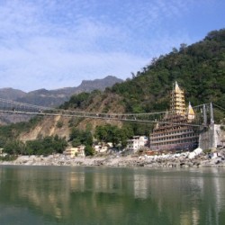 Lakshman Jhula bridge, RIshikesh, India yoga capital