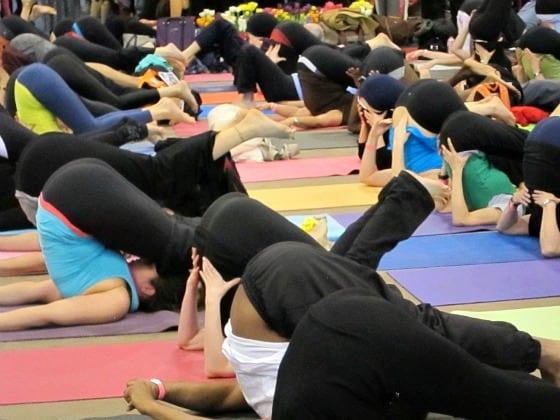 At the Yoga Conference Toronto