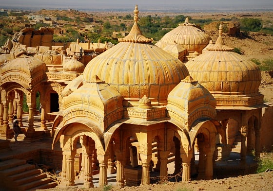 Bada Bagh, Royal Cenotaphs outside of Jaisalmer, Rajasthan, India