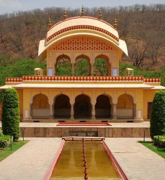Amber Fort Summer Palace Garden, Jaipur, Rajasthan, India