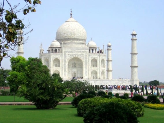 WHITE: The world's most beautiful building, the Taj Mahal