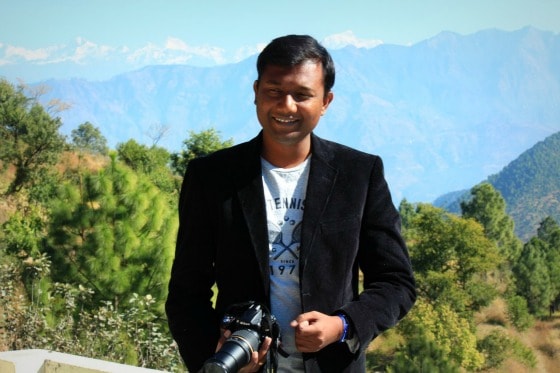 Arun Travel bloggers at Club Mahindra ConClay in Kanatal, India