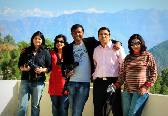 CM group Travel bloggers at Club Mahindra ConClay in Kanatal, India