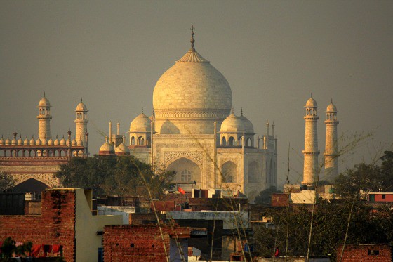 Taj Mahal from ITC Mughal Taj Mahal Agra India
