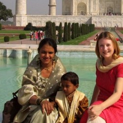 India Travel: Top tips for women in India Mariellen Ward at Taj Mahal in India