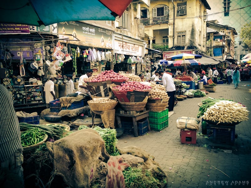 Market, Mumbai, India, local tour, photography Andrew Adams.