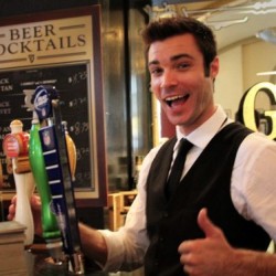 At the Irish Embassy Pub for Toronto Travel Massive.