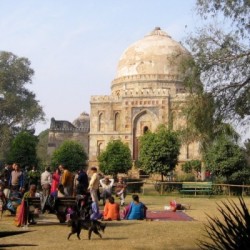 Lodhi tomb, garden, Delhi, India