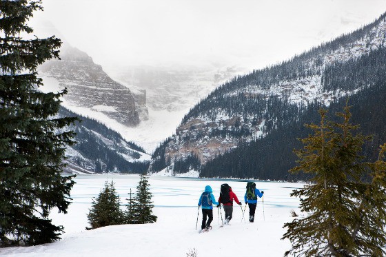 Skiing in Banff National Park, Alberta