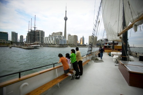 The Toronto skyline as seen from a harbour cruise. Photo courtesy Canada Keep Exploring.