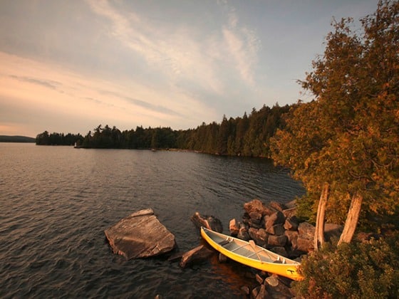 Algonquin Provincial Park's Canoe Lake is a paddler's paradise.