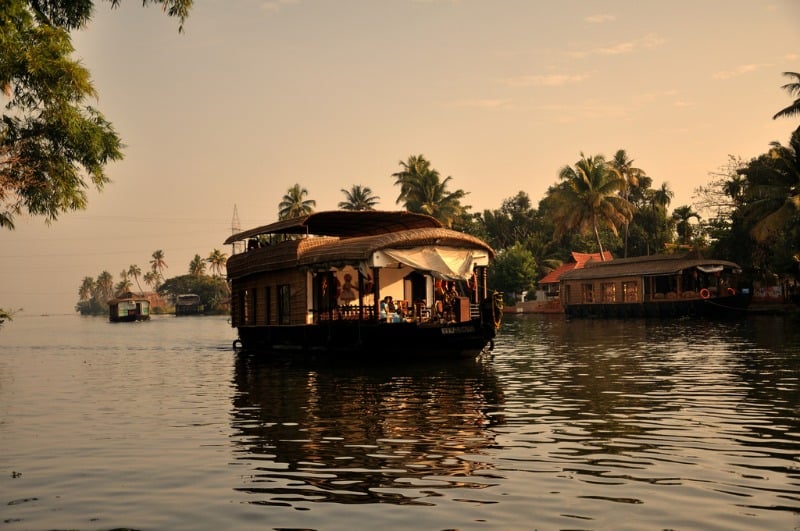 Kerala Backwaters houseboat India romantic