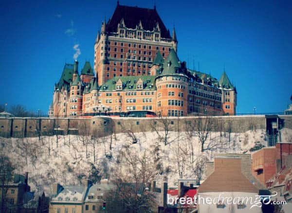 Fairmont Chateau Frontenac, Quebec City, Canada