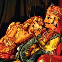 Will magic disappear tomorrow? Rajasthani puppets made by Puran Bhatt, Delhi, India