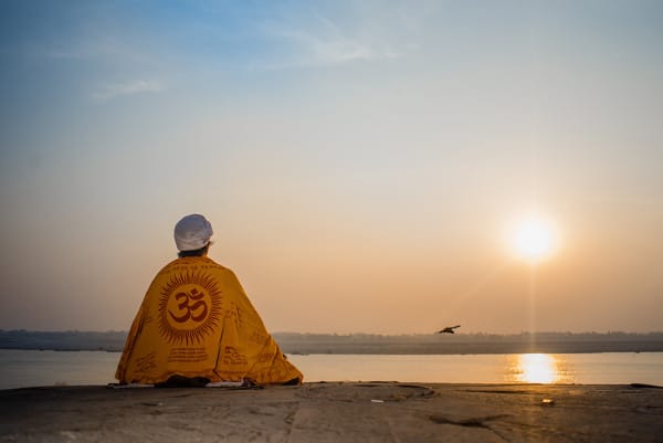 India, river, sunrise, Ganga, Ganges, Hindu