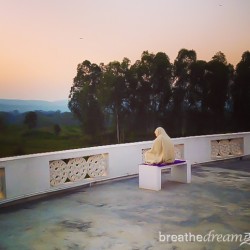 Stumbling on the road to my dreams Aurovalley Asham, yoga, ashram, India, travel, sunrise, spirituality, peace, quiet