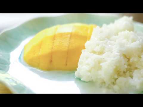 Mango Sticky Rice - how to make mango sticky rice from scratch ข้าวเหนียวมะม่วง