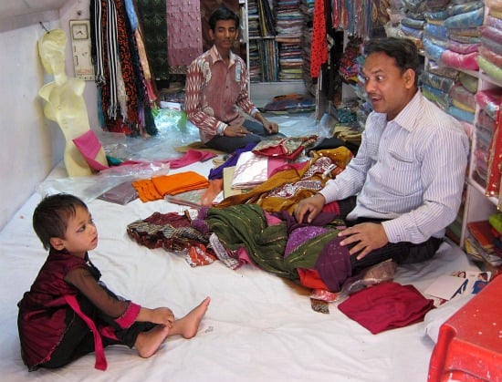 In the old city of Sawai Madhopur, Rajasthan, India