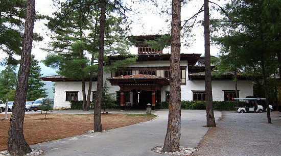 Photograph of COMO Uma Paro boutique five-star hotel, Paro, Bhutan