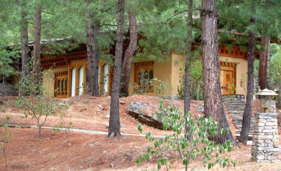 Photograph of COMO Uma Paro boutique five-star hotel, Paro, Bhutan