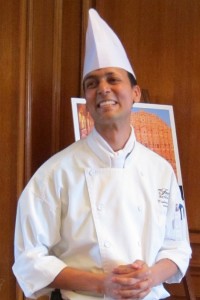 Photograph of chef Vishwa Mohan of the Fairmont Royal York Hotel