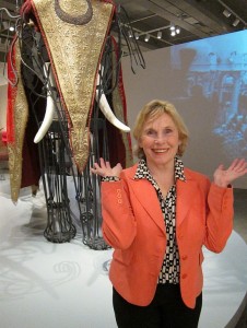 Sylvia Fraser at the Art Gallery of Ontario's Maharaja Exhibit, February 2011