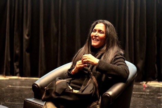 Deepa Mehta at the University of Toronto, photo by Katie Billo