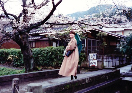 Photograph of Mariellen Ward of Breathedreamgo travelling in Kyoto Japan