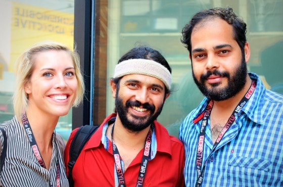 Kelly Marie Miller, Sarang Sathaye and Mohit Takalkar in Toronto: The Bright Day, India film TIFF