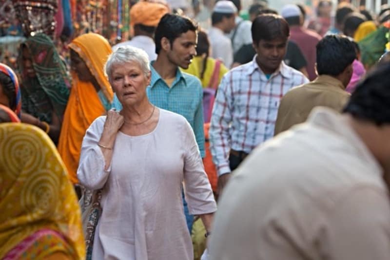 Judi Dench in Best Exotic Marigold Hotel (1)