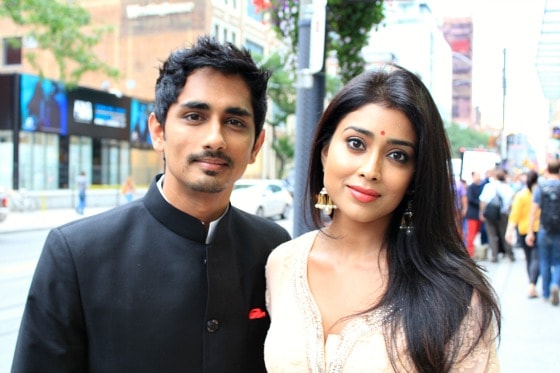 Siddharth (Shiva) and Shriya Saran (Parvati), at TIFF, Midnight's Children, India