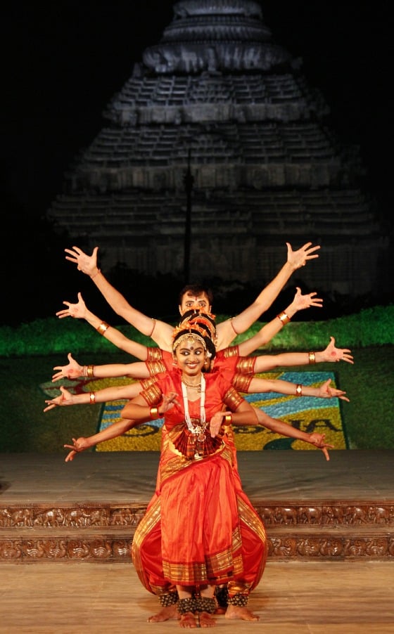 Konark Sun Temple Konark Festival - Odissi Dance Odisha India 