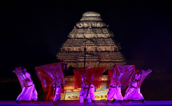 Konark Sun Temple Konark Festival - Odissi Dance Odisha India