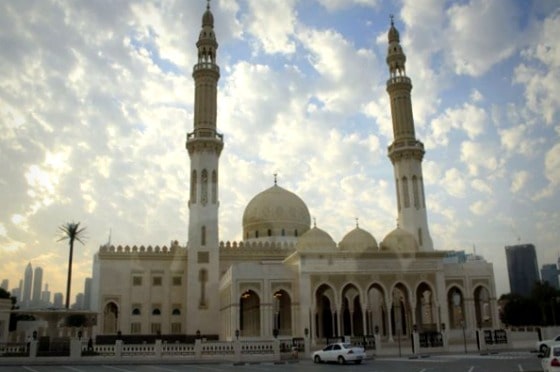 Typical Dubai mosque