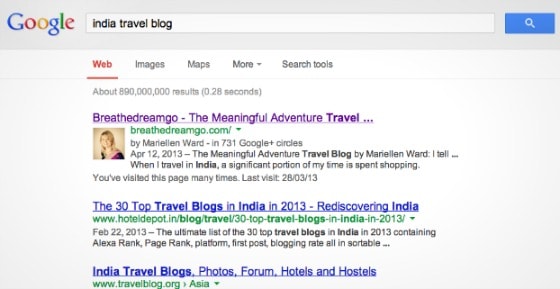 Breathedreamgo is top India travel blog on Google