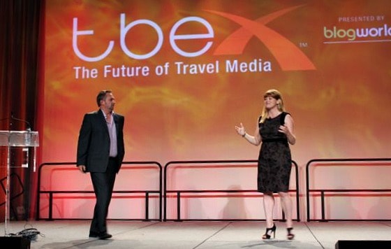 Canada's own Dave and Deb of ThePlanetD give the keynote at TBEX Toronto