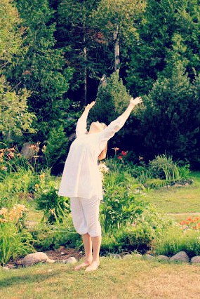 Mariellen Ward at Sivananda Yoga Camp, Quebec, Canada