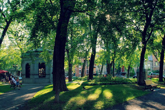 Saint-Louis Square in Montreal.