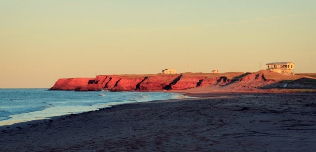 Red cliffs of Prince Edward Island